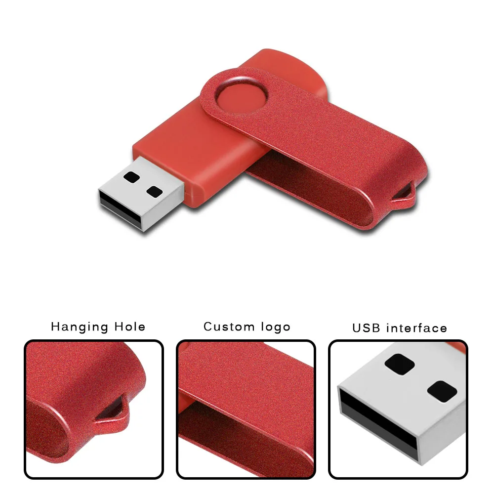 Metal USB Flash Drive 4GB 8G 32GB 16GB 64GB Waterproof Usb 2.0 Pendrive Portable Memory Stick for