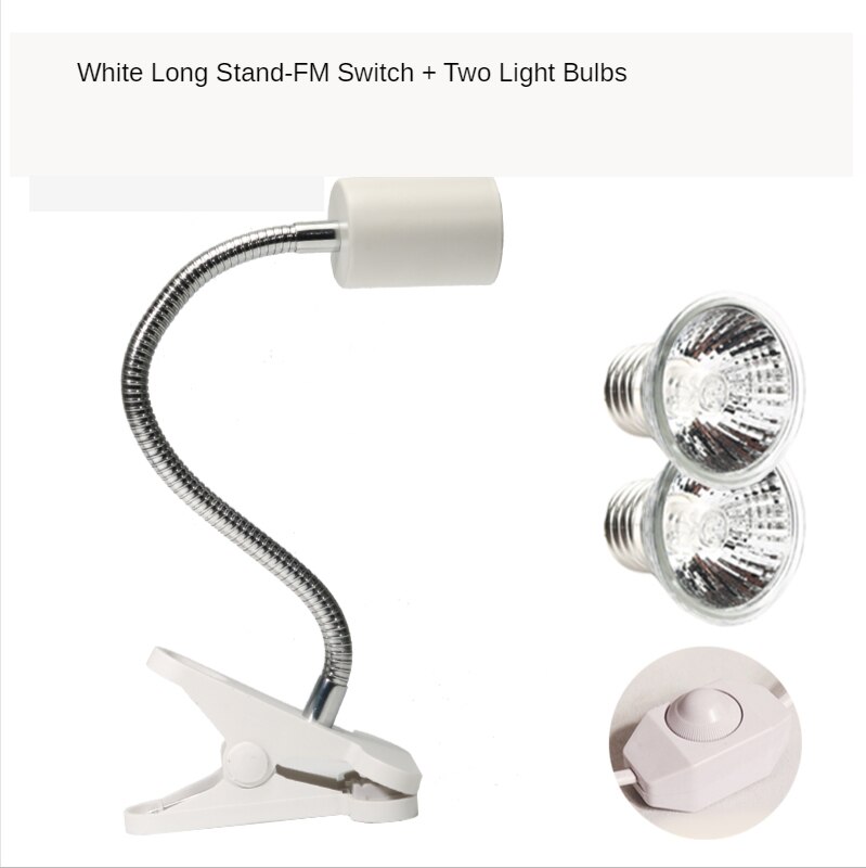 Tortoise Tanning Lamp Full Spectrum Sun Lamp Uvb Turtle Tank with Uva Heating Calcium Bulb Climbing Pet Back Photo Three In One: B-FM switch