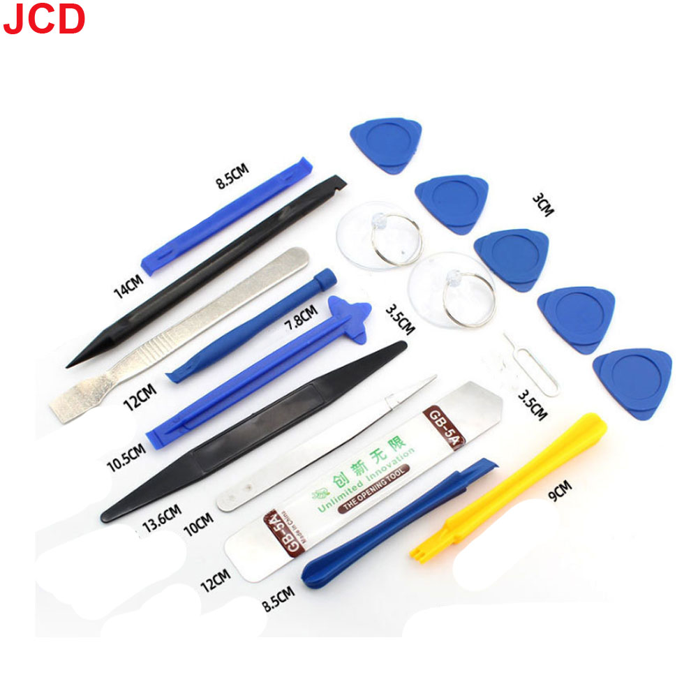 JCD 22/24/34pcs Repair Opening Tools Kit Spudger Pry Screwdriver Set For Mobile Phone Tablet Computer Disassemble Hand Tool Set