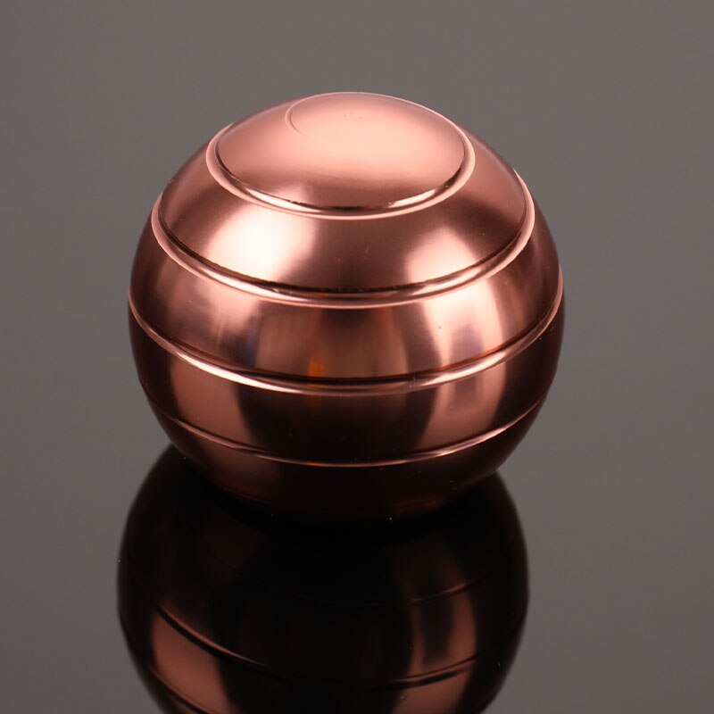 38Mm Desktop Decompressie Roterende Sferische Gyroscoop Bureau Fidget Speelgoed: Rose gold