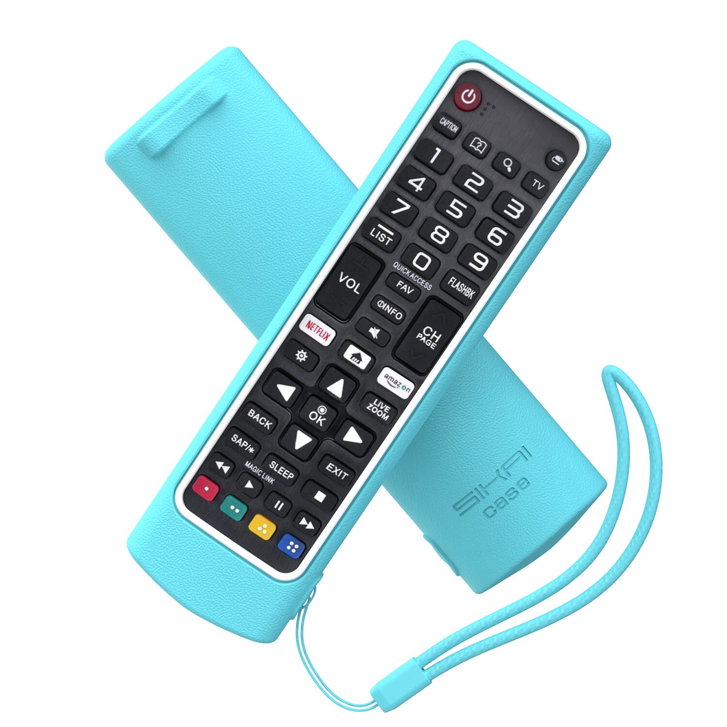 Sikai siliconen hoesje voor lg smart tv afstandsbediening akb 75095307 akb 75375604 akb 75675304 schokbestendige beschermhoes voor lg tv afstandsbediening