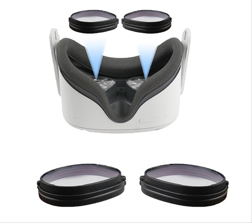 Til oculus quest 2 vr magnetiske briller anti blå briller hurtig adskillelse klip linse beskyttelse kortsynet nærsynet stel