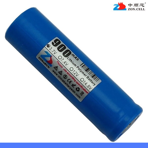 In 800mAh 3.7V AA 145005 LED type lithium battery flashlight camera toy Rechargeable Li-ion Cell