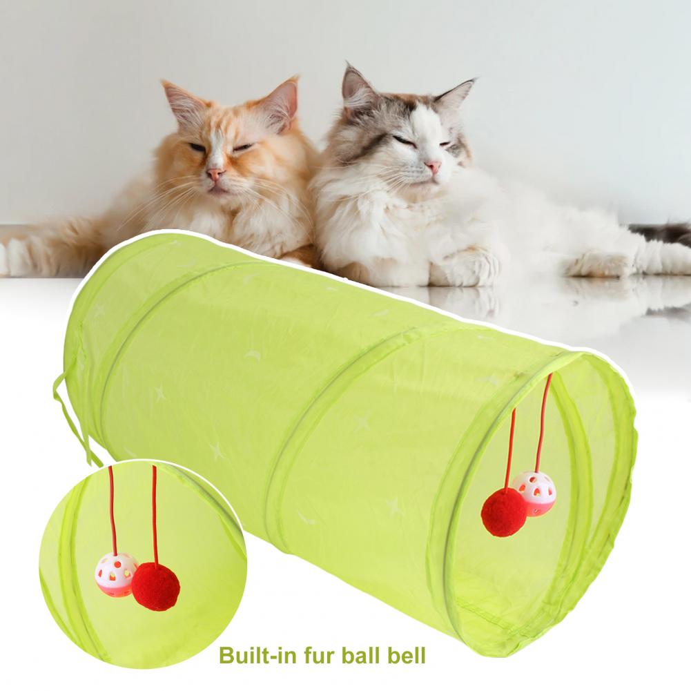 Kat Buis Speelgoed Opvouwbare Cat Tunnel Inklapbare Verlichten Verveling Interessante Huisdier Kitten Tunnel Huis