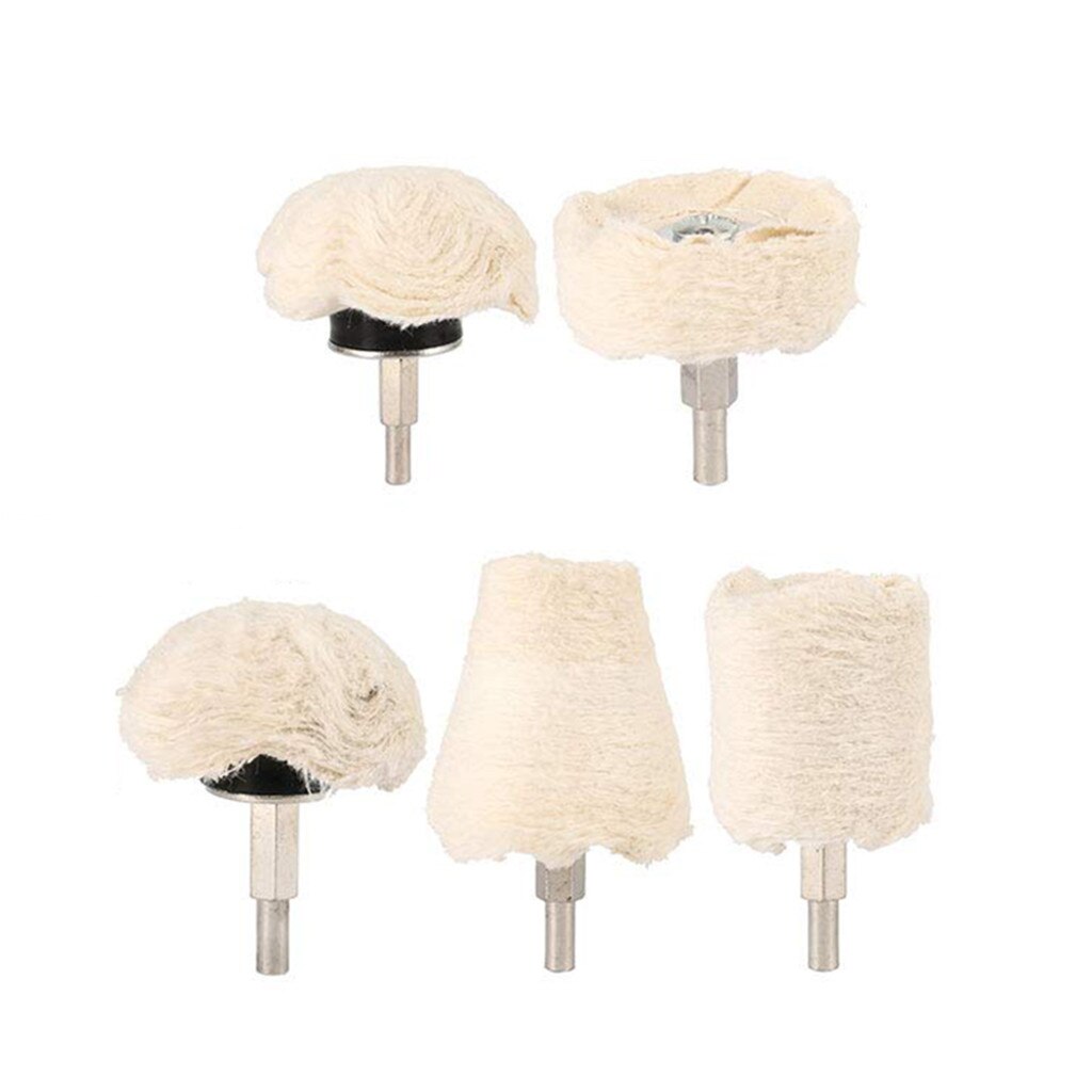 Universal 5PCS Polishing Disc For Polisher And Electric Screwdriver For Wheel Polishing Car Painting Care Tool 1205#30