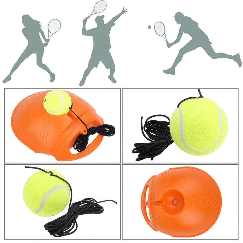 Remplir le formateur de forage jeune pratique Intensive de Tennis entraîneur de balle de Tennis auto-étude plinthe joueur aides à l'entraînement outil de pratique