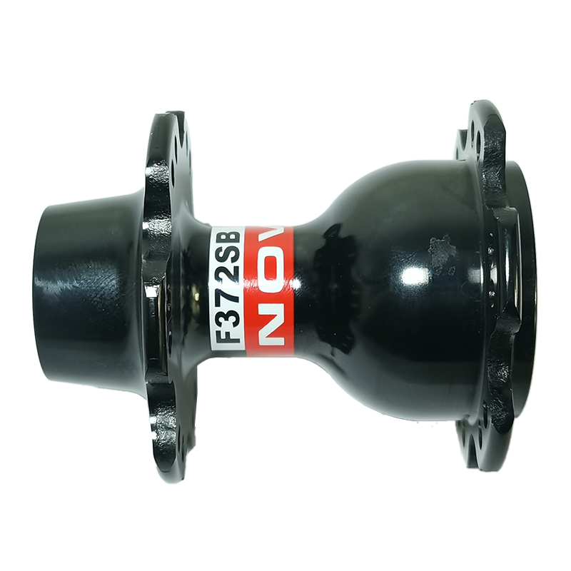 Novatec F372SB Rear Hub Body Shell 24 Key Holes Road Bicycle 24H Black Red White with Ratchet Ring No Bearings Freehub