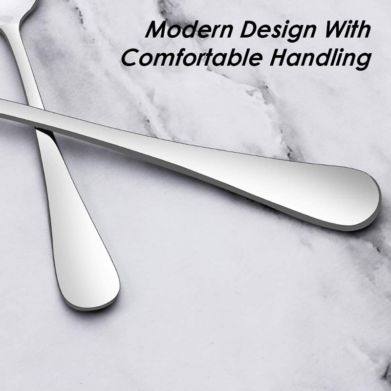 Set Of 12, Stainless Steel Dinner Forks And Spoons, Find Top Heavy-Duty Forks (8 Inch) And Spoons (7 Inch) Cutlery Set