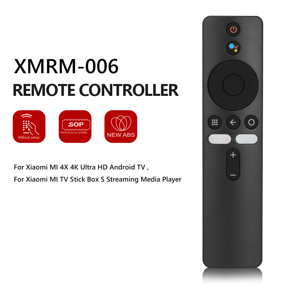 Mando a distancia XMRM006 para Xiaomi Mi Stick, 4K, HD, Android TV, MI BOX S, Bluetooth, Control remoto por voz, asistente de Google,