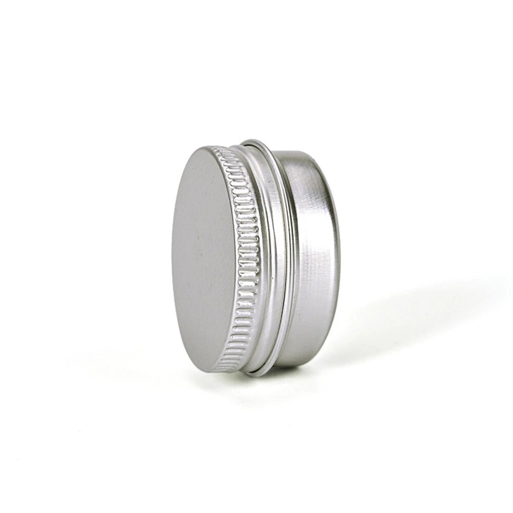 5ml-250ml kosmetiske aluminiumsdåser aluminiumskasser sølv aluminiumsdåser dåser skruetop rund lys krydderi dåser dåser lågbeholdere