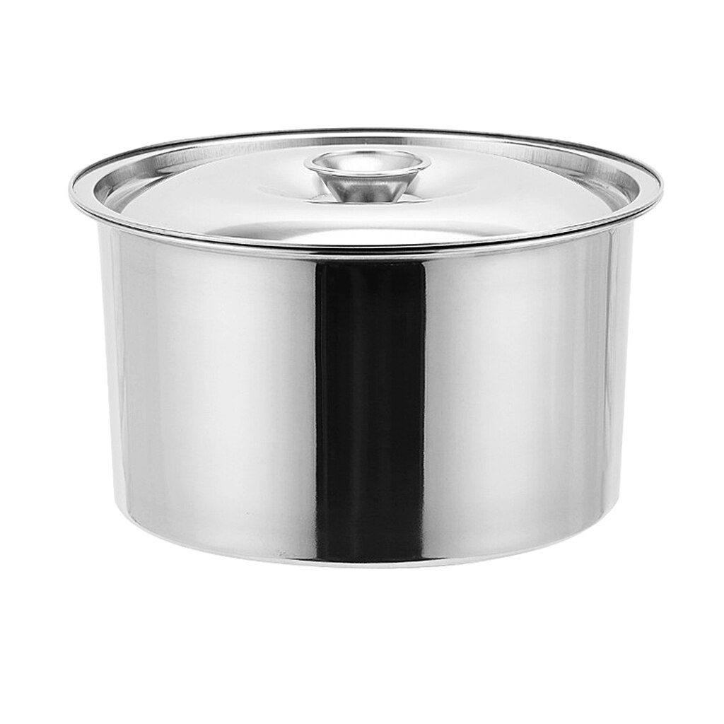Stainless Steel Condiment Pot Hotel Flavour Soup Serving Food Container