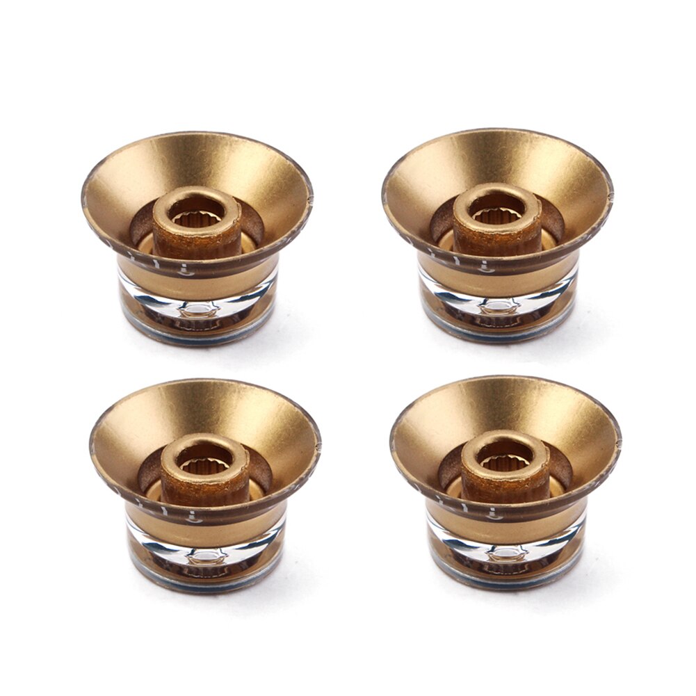 Manopole Top Hat Trasparenti Per Chitarra Elettrica Gibson Les Paul - Controllo Volume E Tono