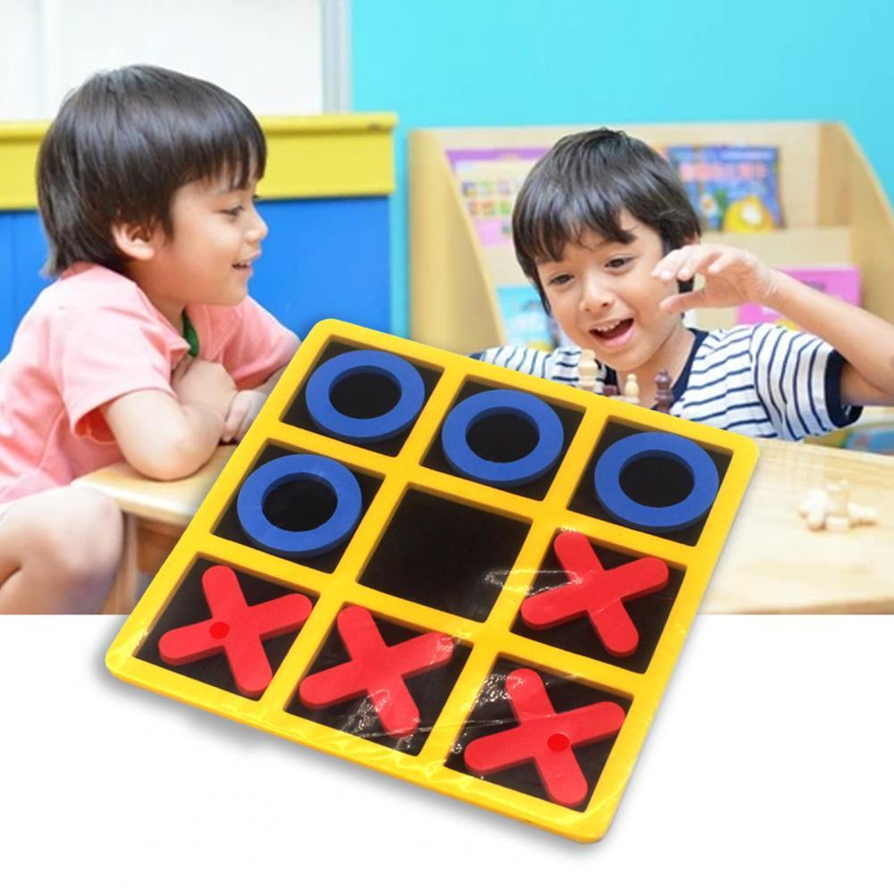 75% Discounts ! 1Set Tic-Tac-Toe Competitive Skill Parents-children Connection EVA Kids Tic-Tac-Toe Game for Family Gathering