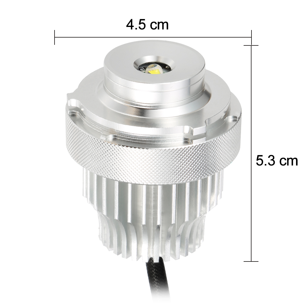 2 uds. Luces de posición LED de Ojos de Ángel 80W sin Error para BMW serie 5 E60 E61 LCI LED Halo anillo de luz Kits de bombillas de estilo de faro de coche