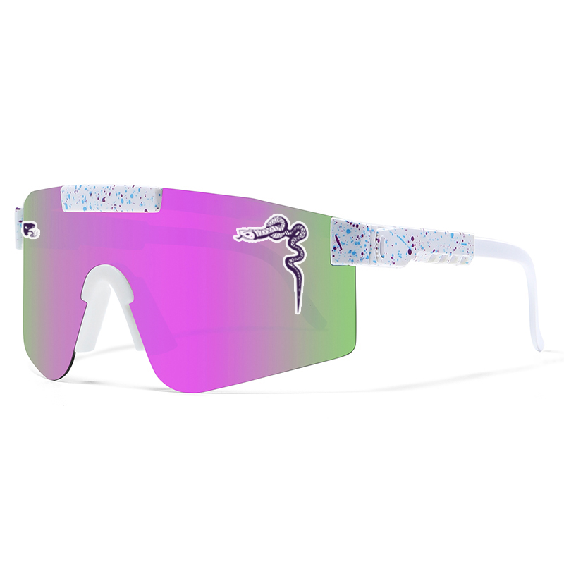 Gafas deportivas para hombre y mujer, gafas de sol para ciclismo, gafas para exteriores, piernas dobles, bicicleta, vista amplia, gafas a prueba de viento para Mtb UV400