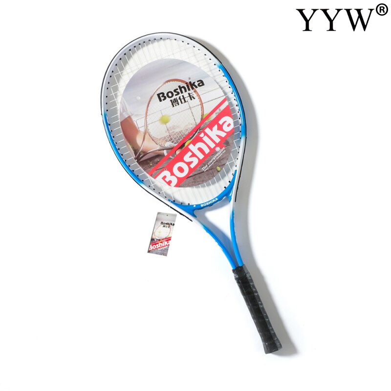 YYW 1 piece teenager's tennis racket for training raquete de tennis aluminium alloy tennis string portable padel racchettas