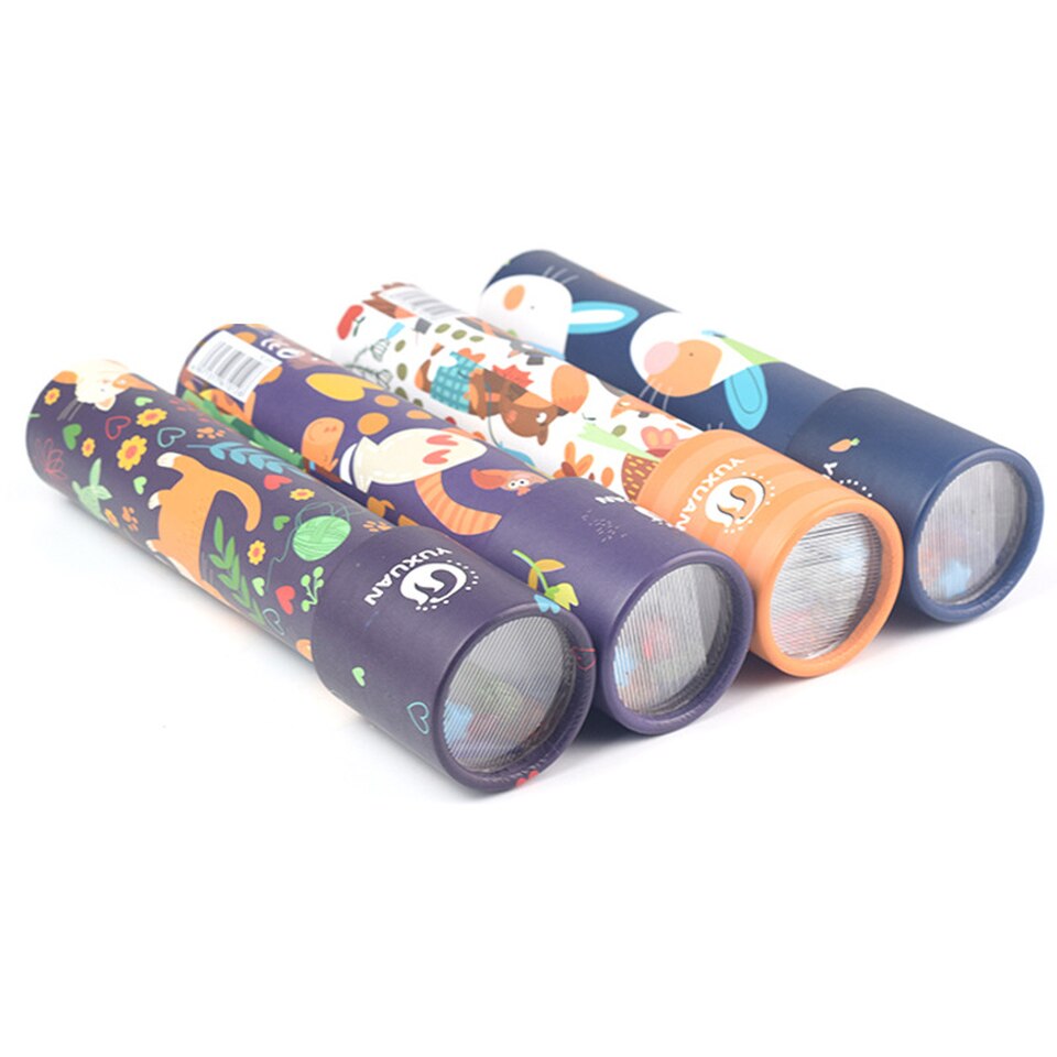 Kreative Cartoon kinder Spielzeug Dreh Kaleidoskop Pädagogisches Spielzeug für Kinder Kinder Spielzeug Kaleidoskop Sensorischen Spielzeug