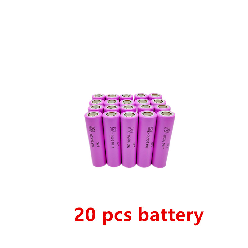 30q 100%  originalbatterier i 18650 3.7 v 3000 mah litiumjonbatterier i uppladdningsbart format: Silver-