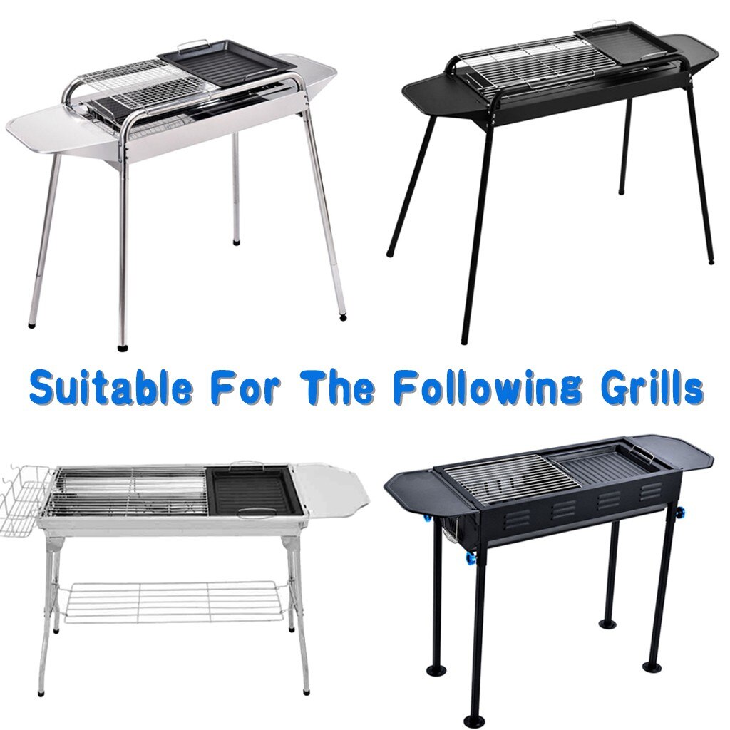 Bbq Stone Barbecue Frying Grill Pan Rectangle Non-stick Grill Cookware Korean Bbq Tray Barbecue Plate - Black