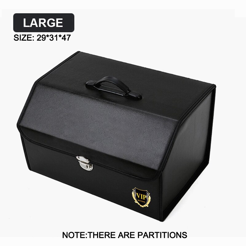 Luxury Leather Car Trunk Storage Stowing car box O... – Grandado