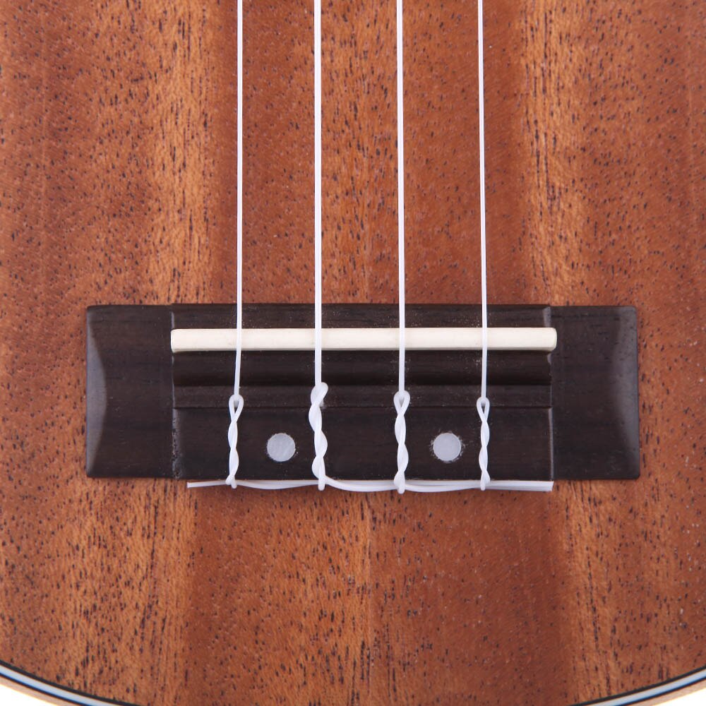 Andoer 21'' Compact Ukelele Ukulele Hawaiian Mahogany Aquila Rosewood Fretboard Bridge Soprano Stringed Instrument 4 Strings