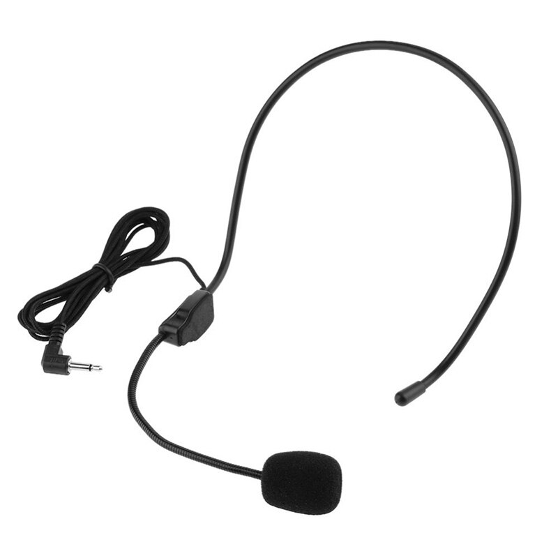 3 st hörlurar mikrofon headset högtalare mikrofon kompatibel o teknik röstförstärkare lärare högtalare