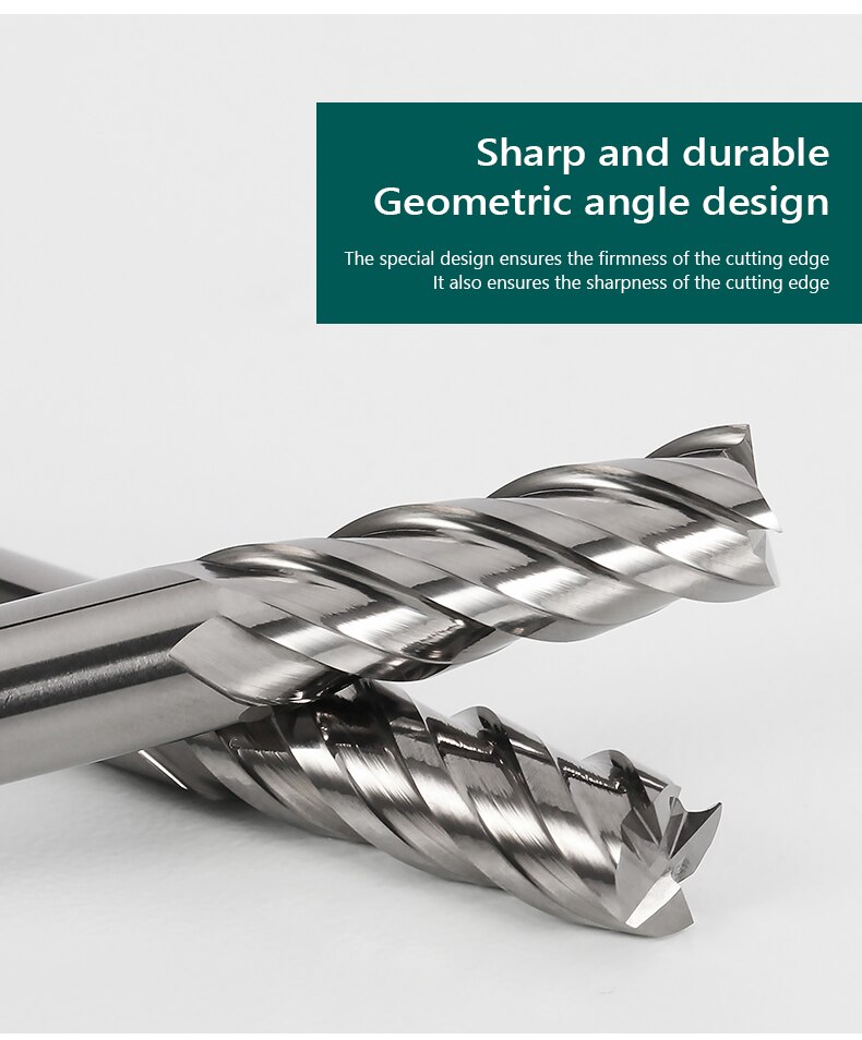 HRC75 Solid Cermet Milling Cutter 4 Flute Uncoated High-hardness CNC Flat-bottomed Super Hard Metal Ceramic End Mill