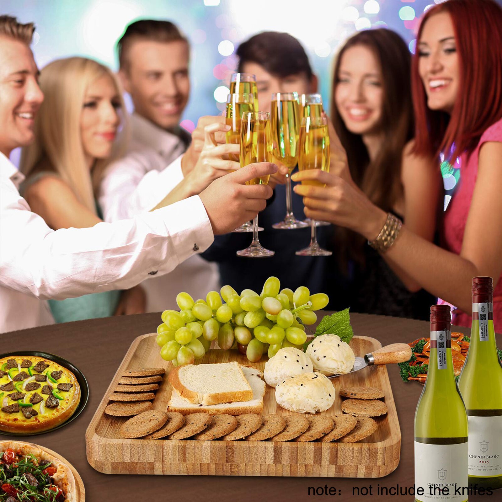 Unieke Ménage Kaas Board Voor Crackers Met Groenten Zelfgemaakte Brie