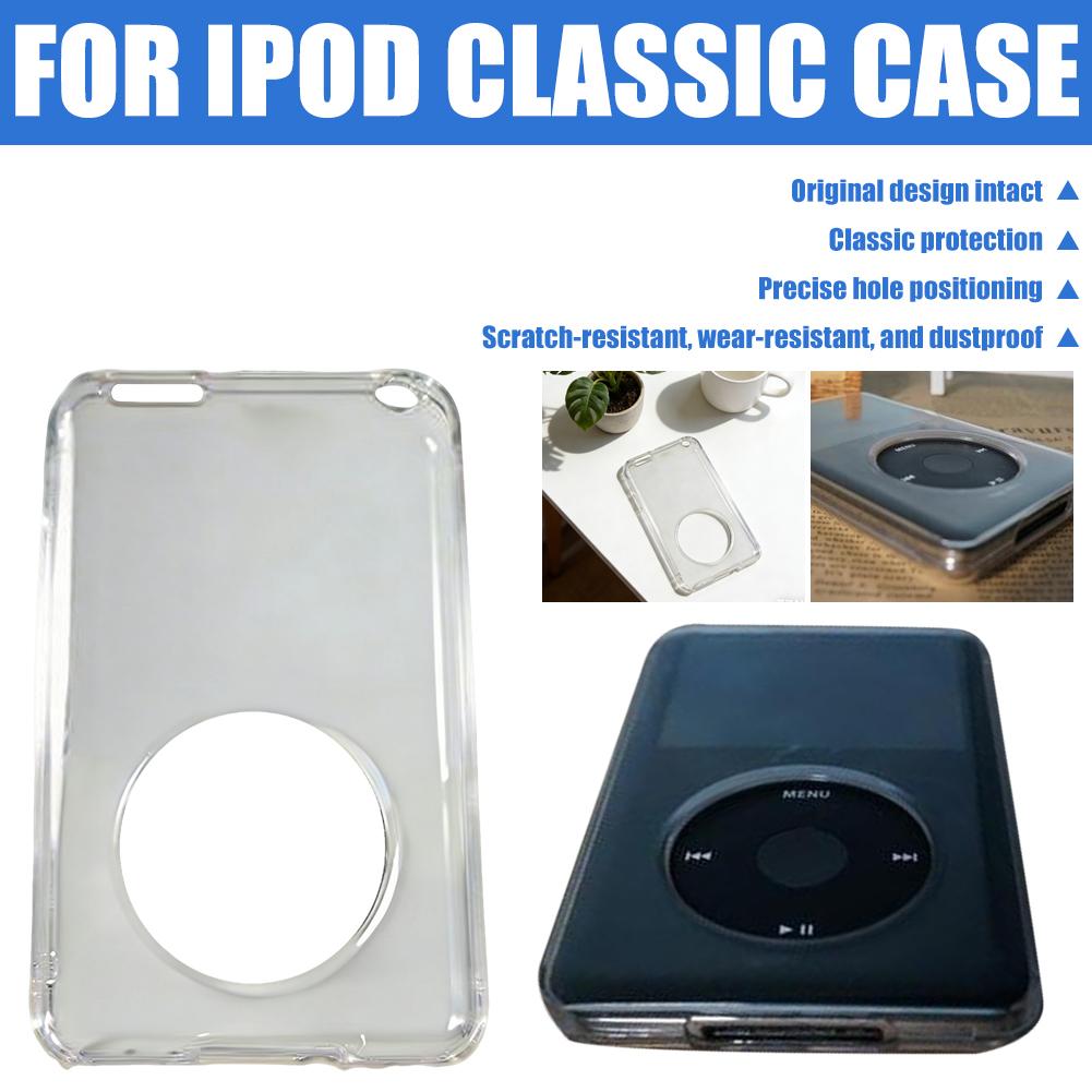 Capa Protetora Transparente Rígida de PC para iPod Classic - Nova Capa Protetora de Cristal