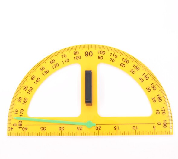 Math Teacher Ruler (Triangular Rulers,Protactor,Compasses); Teaching Math Set with Magnet Can Stick on the board School Supplies