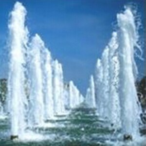 Boquilla fuente de chorro de latón para estanque de jardín, boquilla fuente de chorro de 3/4 "1" 1,5 "mezclada con aire