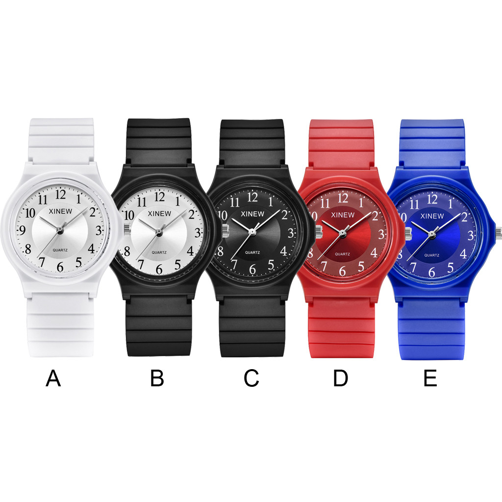 Horloge mannen luxe kol saat ultradunne Unisex Kinderen Horloge Siliconen Sport Horloge Analoge Quartz Horloge man horloge