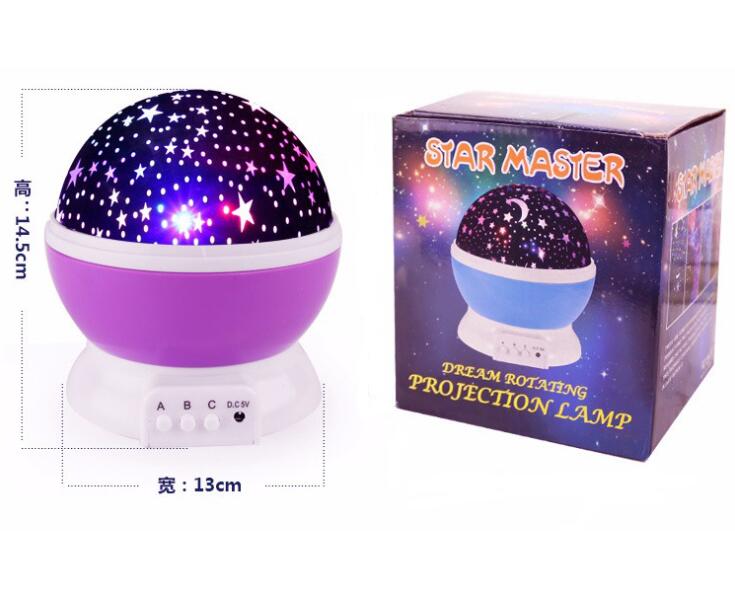 proyector de luz de noche LED cielo estrellado cielo luminoso juguetes luz de noche USB juguetes para niños
