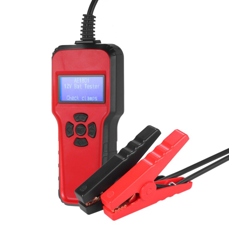 Digital Battery Analyzer Battery Capacity Tester Car Electric Load Charging System Detect AE1801 Car Battery Tester