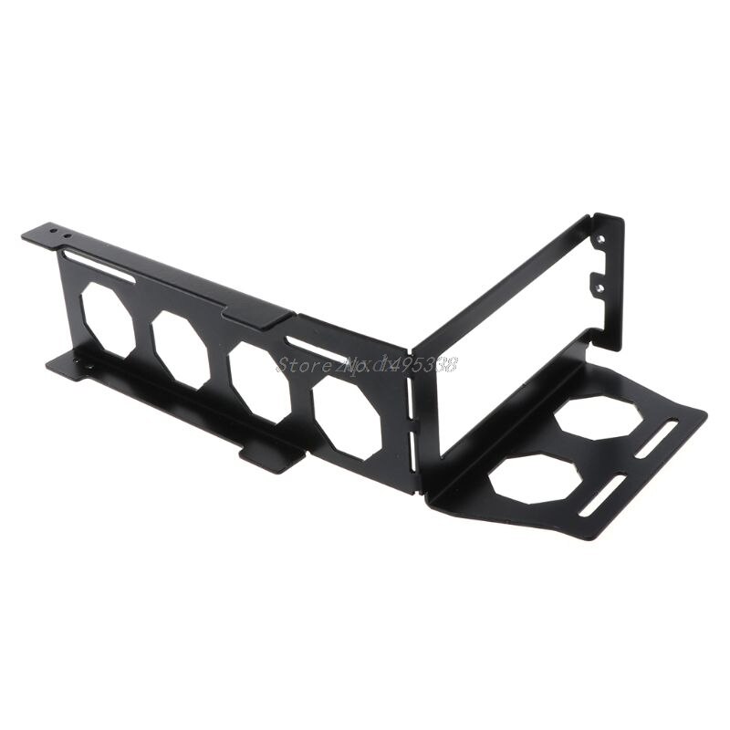 DIY Metal Graphics Card Bracket Riser Fixed Vertical ATX Case PCI-E 16x x16 Internal Brackets Holder Stent Stand