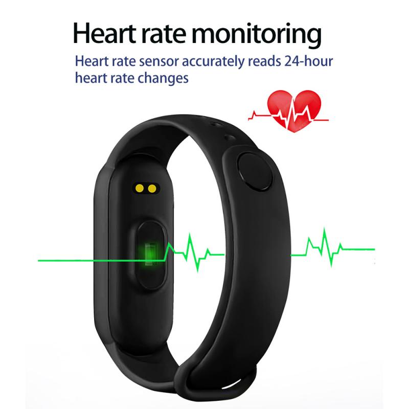 M6 Smart Bracelet Smart Watch Sport Fitness Tracker Smartband Men Women Smart Band For iOS Android Bluetooth-compatible Band