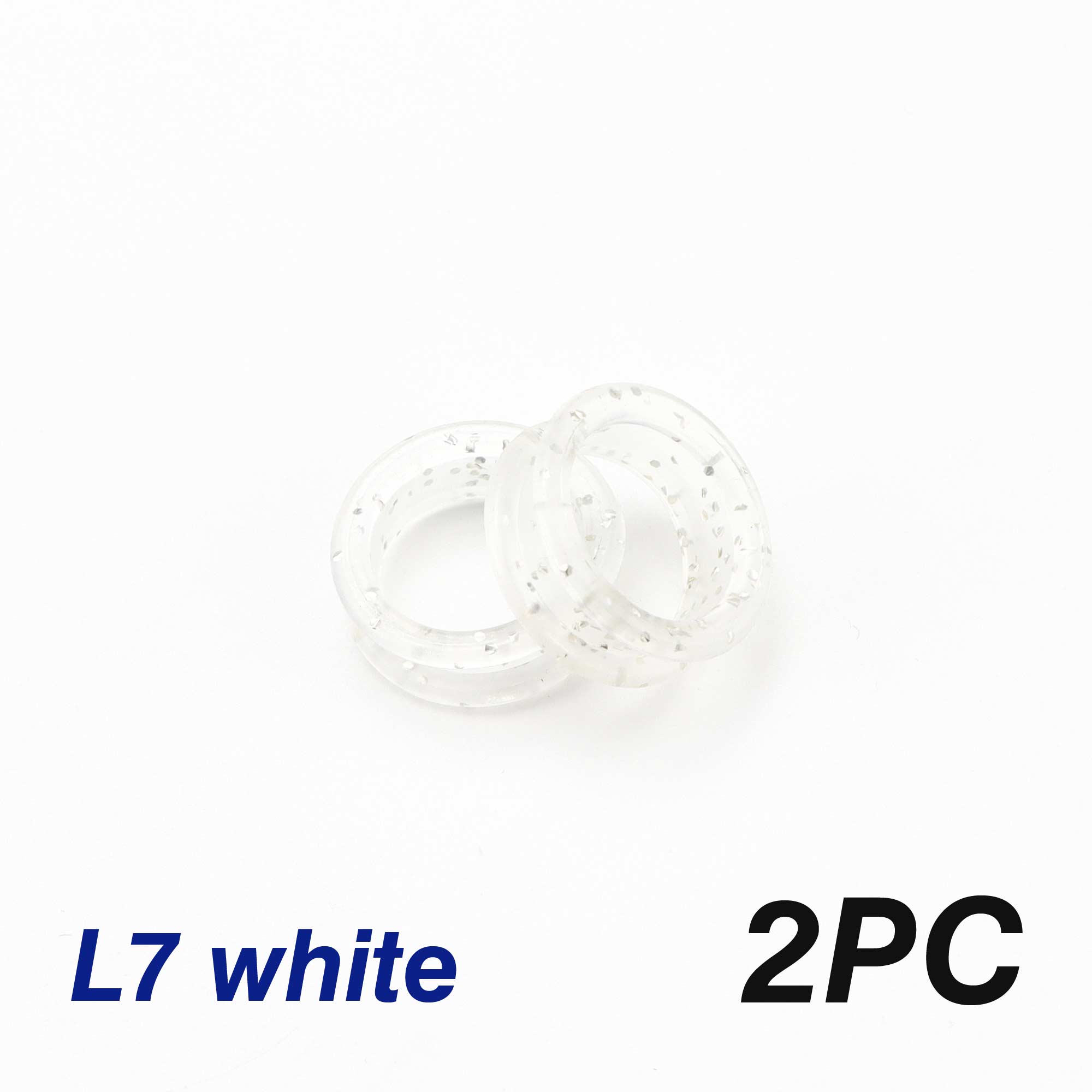 Silicone hair scissors, soft silica gel scissors for any scissors, accessories to hold: L7-2PC