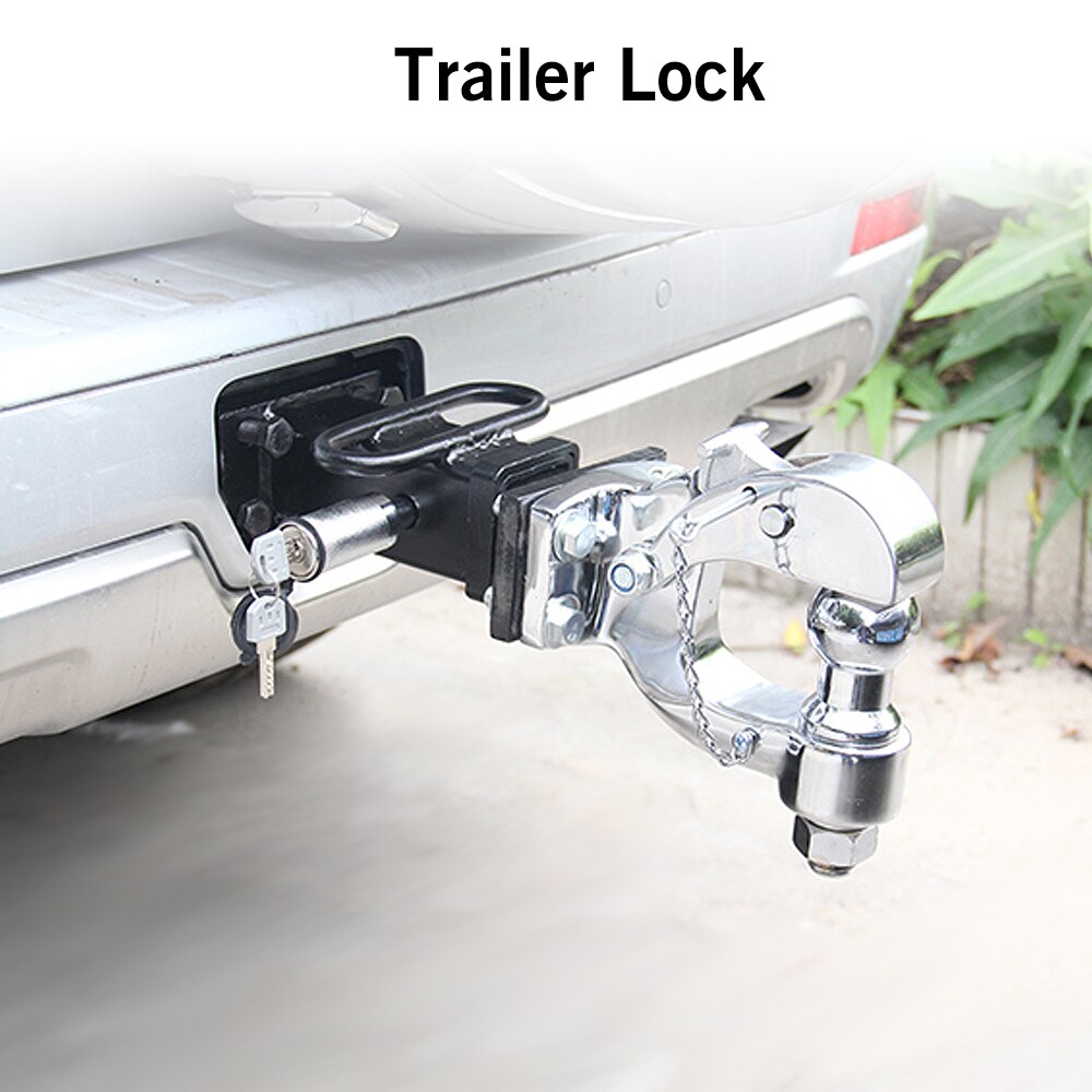 Vergrendeling Trekpen Trailer Koppeling Lock Set Truck Trailer Ontvanger Lock Beveiliging Veilig Hechten Tow Bal Mount te Tow Bar