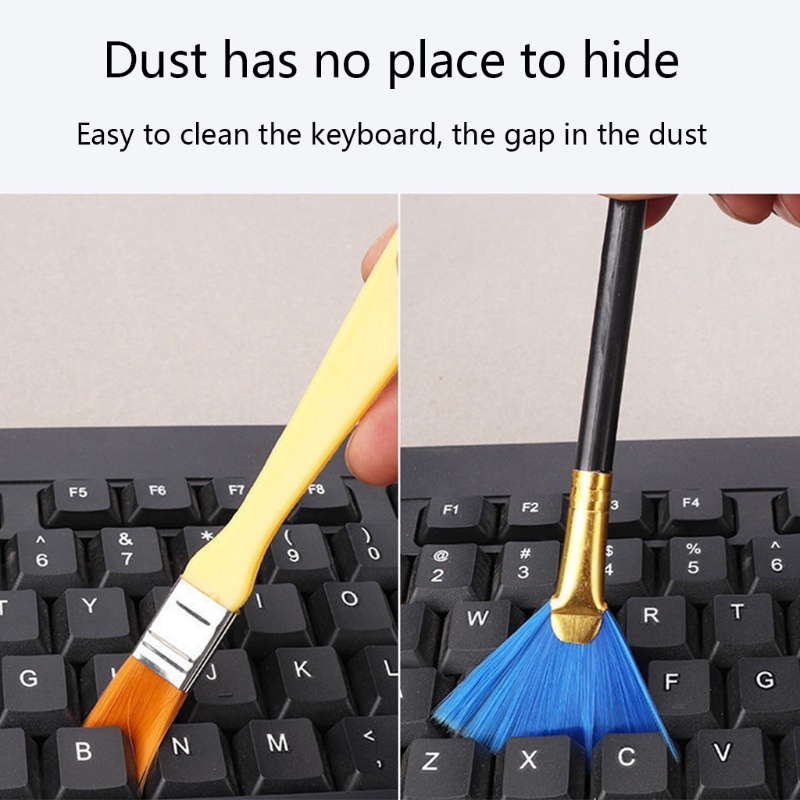 10Pieces Laptop Cleaning Brush Swipe Computer Brush for Laptops Keyboard Mobile Phones Cameras