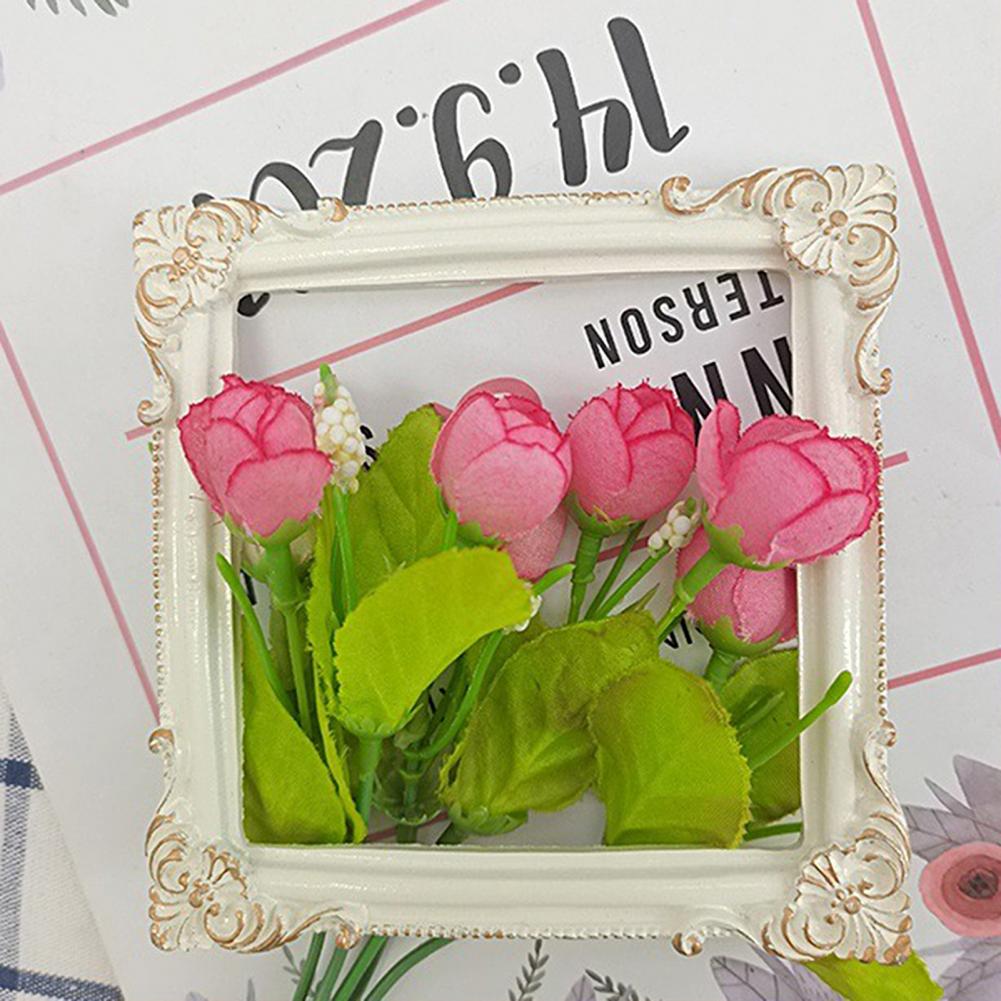 INS Retro Mini Photo Frame DIY Resin Craft Vintage Picture Frame Miniature Photo Frame Accessories Photo Props