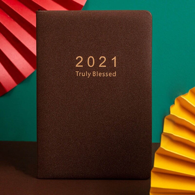 Year Planner Calendar A5 Notebook Portable Agenda Weekly Monthly Notepad Organizer Schedule Book Stationary: BR2