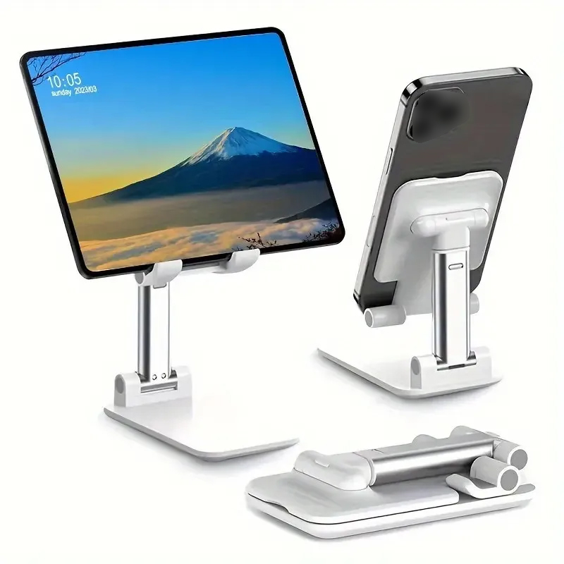 Foldable Desk Mobile Phone Holder Stand For IPhone IPad Xiaomi Adjustable Desktop Tablet Holder Universal Table Cell Phone Stand