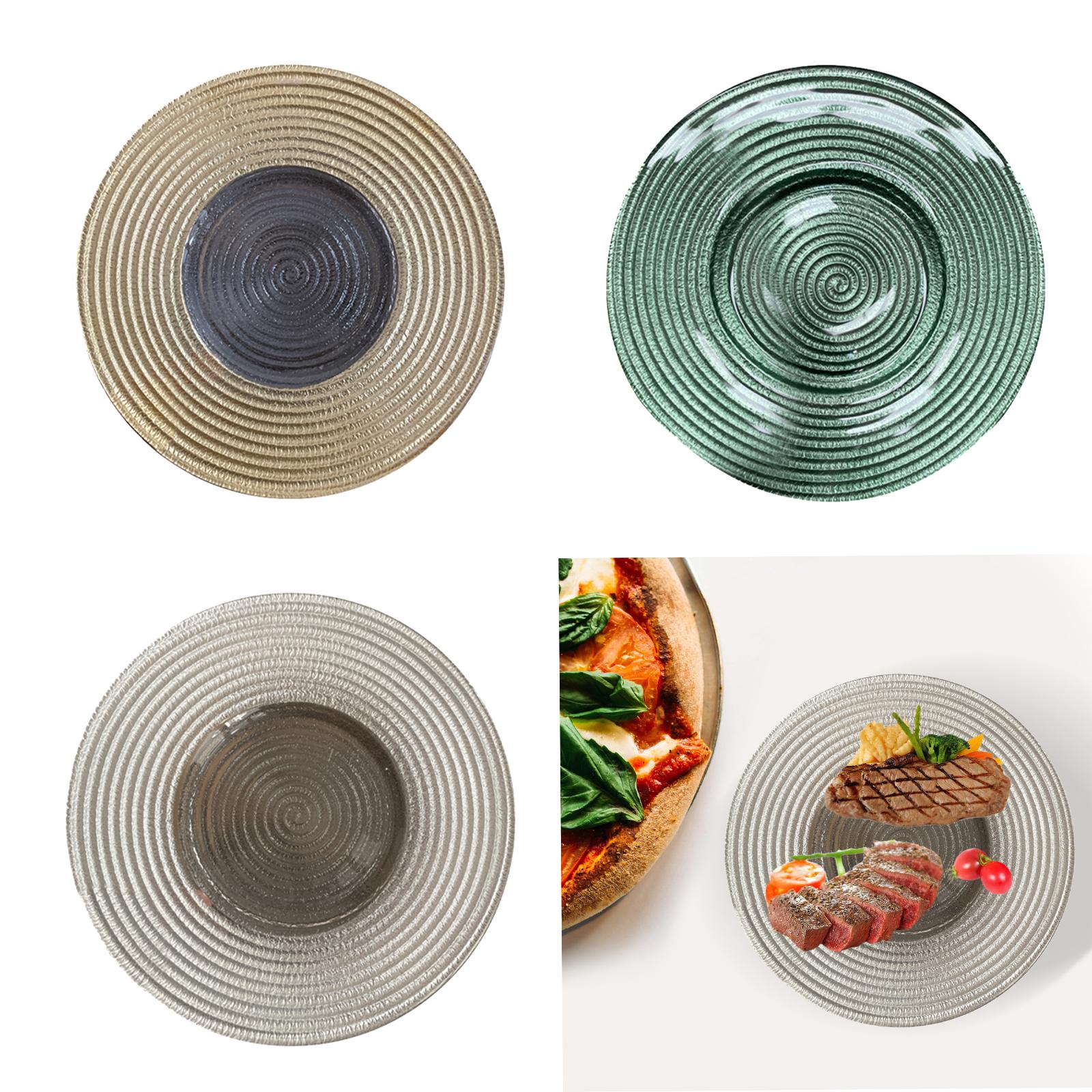 Glass Dinner Plates Serving Dishes Serving Platter for Appetizer Restaurant