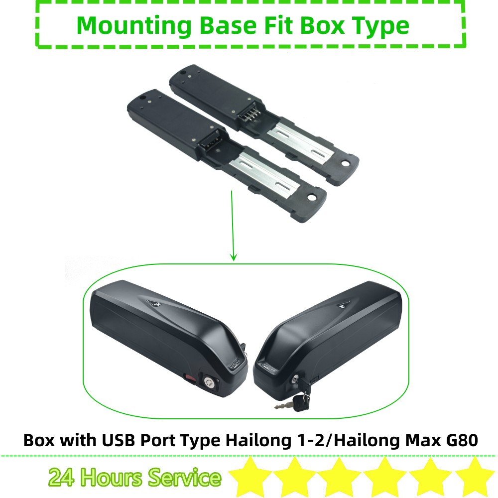 Hailong 1-2 Hailong Max G80 Ebike Battery Mounting Base Plate Bracket Holder 18650 21700 Hailong Battery Mounting Plate Holder