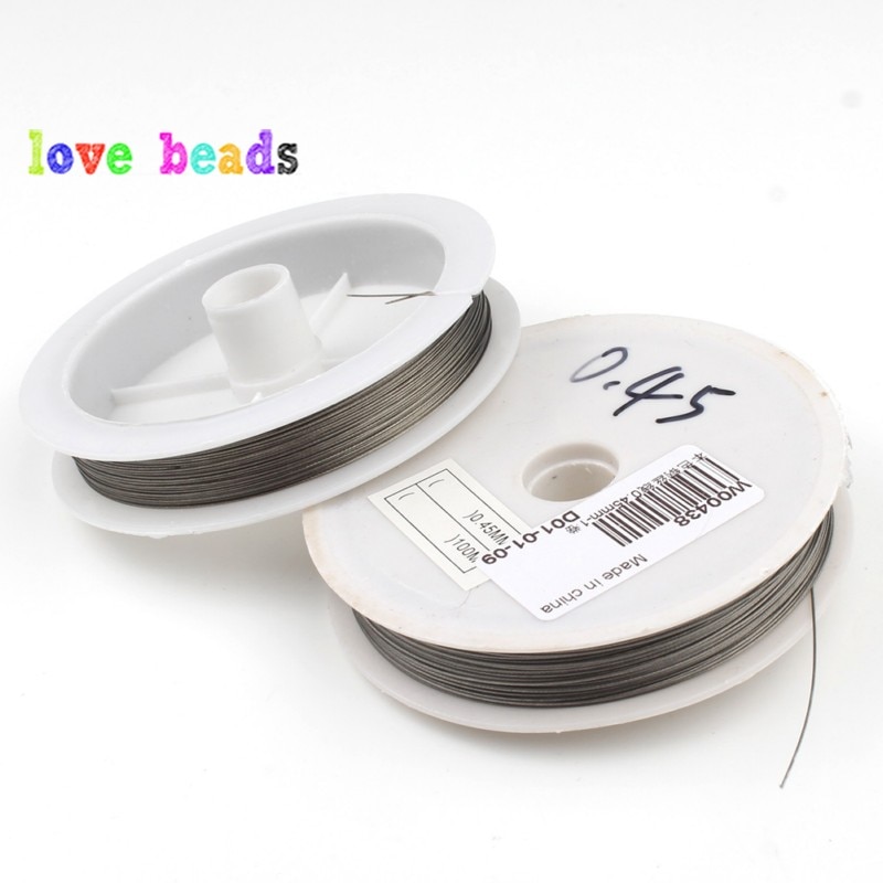 Staal Kleur Tone Kralen Draad 0.3/0.38/0.45 Mm Gecoat Roestvrij Stalen Koord Lijn Handgemaakte Diy Voor Sieraden maken Vinden Armband