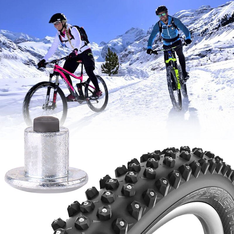 30Pcs Winter Car Wheel Tire Studs Anti-Slip Stud Universal Snow Spikes Tire Cleats for Trucks Auto Motorcycle Bike Vehicles Shoe