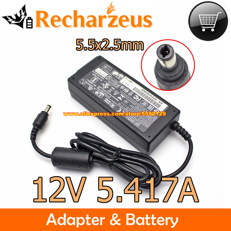 Oryginalny Zasilacz AC 65W 12V 5.417A DPS-65VB do NAS QNAP ASUSTOR