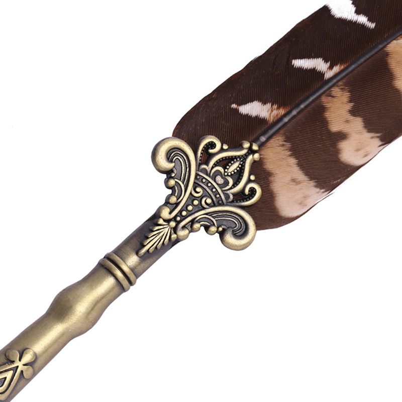 Ootdty Vintage Kalligrafie Quill Veer Dip Pen Schrijven Inkt Penpunten Set Briefpapier School