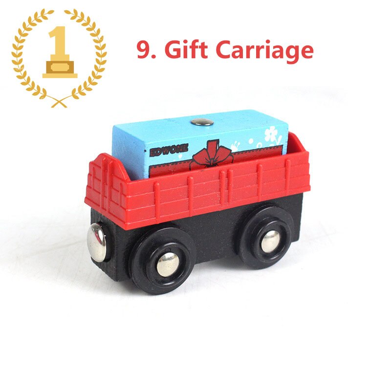 Legno Magnetico Treno Aereo di Legno Ferroviario Elicottero Auto Accessori Camion Giocattolo Per I Bambini Si Adattano In Legno nuovo Biro Tracce Regali: E9