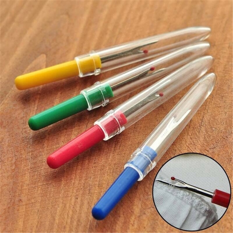 1 Pcs Sewing Tools Sharp Stitches Removed Tool Safe Plastic Handle Craft Thread Cutter Seam Ripper Cross Stitch Sewing Tools